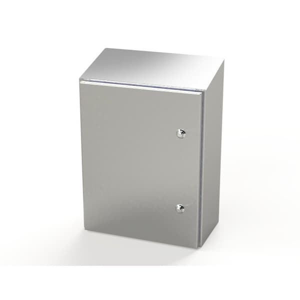 1/4 Turn Latch Electrical Enclosures, 20 in H, 8 in D, 16 in W, NEMA 3R, 4, 4X, 12, 13